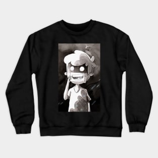 Hiding behind the smile Crewneck Sweatshirt